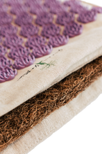 Load image into Gallery viewer, Mat and Acupressure Bundle Purple - Green Yoga Project