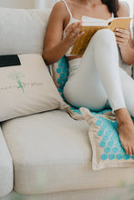 Load image into Gallery viewer, Yoga Mat and Acupressure Set Bundle Blue - Green Yoga Project